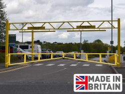 Heavy Duty Fixed Height Barrier with Swing Gate